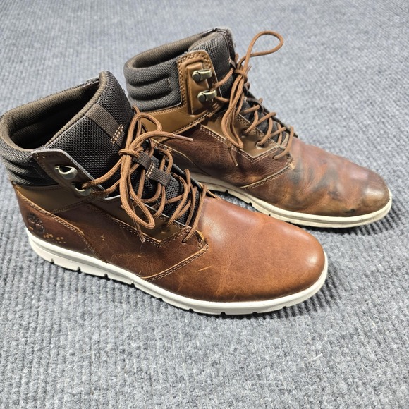 Timberland Boots Mens Size‎ 9 Hoverlite Defender Hiker Leather Lace Up Shoes - Picture 1 of 16
